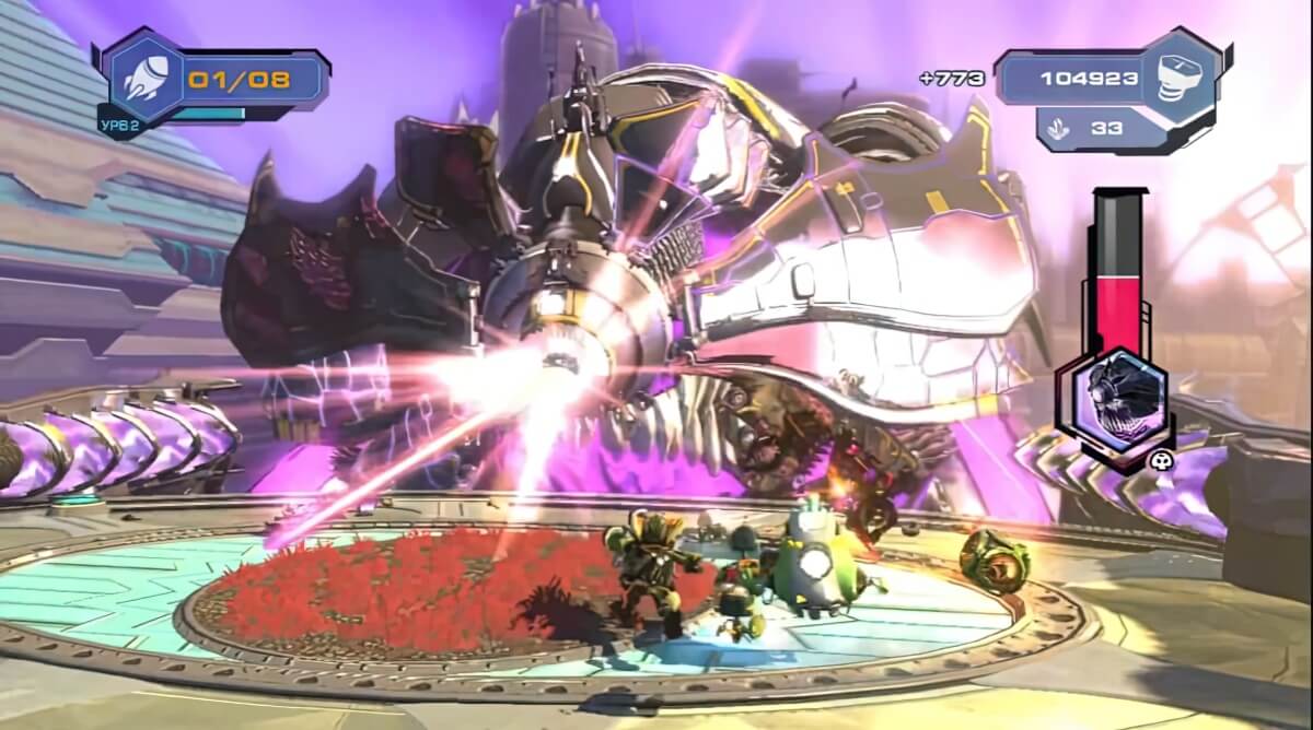 Ratchet and Clank Nexus - геймплей игры на PlayStation 3
